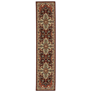 Oriental Weavers Lilihan 5502C Red/Ivory Area Rug Runner Image