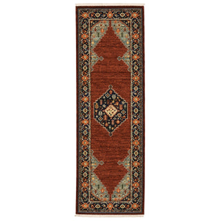 Oriental Weavers Lilihan 5503M Red/Blue Area Rug Runner Image