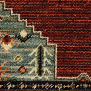 Oriental Weavers Lilihan 5503M Red/Blue Area Rug Close-up Image