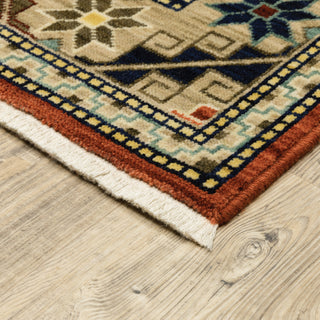 Oriental Weavers Lilihan 5504P Red/Multi Area Rug Corner Image