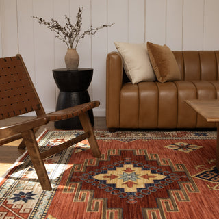 Oriental Weavers Lilihan 5504P Red/Multi Area Rug Lifestyle Image Feature