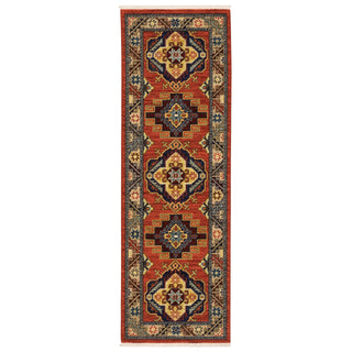 Oriental Weavers Lilihan 5504P Red/Multi Area Rug Runner Image