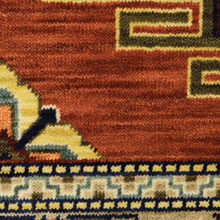 Oriental Weavers Lilihan 5504P Red/Multi Area Rug Close-up Image