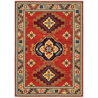 Oriental Weavers Lilihan 5504P Red/Multi Area Rug Main Image
