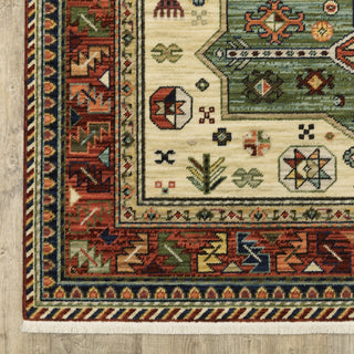 Oriental Weavers Lilihan 8022R Red/Multi Area Rug Corner Image