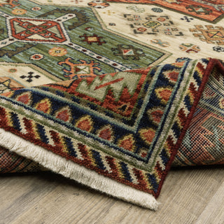 Oriental Weavers Lilihan 8022R Red/Multi Area Rug Backing Image