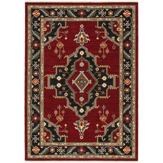 Oriental Weavers Lilihan 092R6 Red/Black Area Rug Main Image