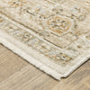 Oriental Weavers Lola LLA01 Beige / Gold Area Rug Corner Image