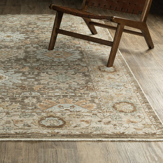 Oriental Weavers Lola LLA03 Brown / Blue Area Rug Lifestyle Image Feature