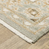 Oriental Weavers Lola LLA04 Blue / Beige Area Rug Corner Image