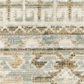 Oriental Weavers Lola LLA04 Blue / Beige Area Rug Close-up Image