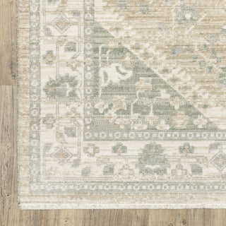 Oriental Weavers Lola LLA06 Blue / Beige Area Rug Corner Image