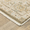 Oriental Weavers Lola LLA07 Brown / Beige Area Rug Corner Image