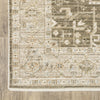 Oriental Weavers Lola LLA07 Brown / Beige Area Rug Corner Image