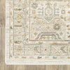 Oriental Weavers Lola LLA08 Blue / Beige Area Rug Corner Image