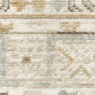 Oriental Weavers Lola LLA08 Blue / Beige Area Rug Close-up Image