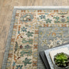 Oriental Weavers Lucca 2063L Blue/Multi Area Rug Corner Image
