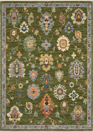 Oriental Weavers Lucca 2863E Green/Multi Area Rug