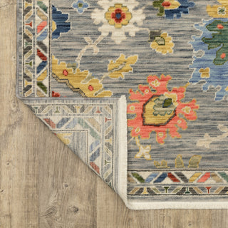 Oriental Weavers Lucca 2888G Grey/Multi Area Rug Backing Image