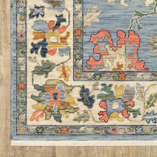 Oriental Weavers Lucca 2889A Blue/Multi Area Rug Corner Image