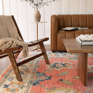 Oriental Weavers Lucca 2889B Pink/Multi Area Rug Lifestyle Image Feature