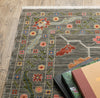 Oriental Weavers Lucca 5506K Grey/Multi Area Rug Corner Image