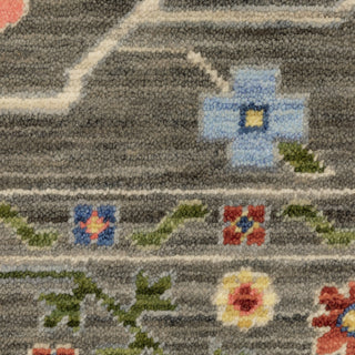 Oriental Weavers Lucca 5506K Grey/Multi Area Rug Close-up Image