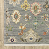 Oriental Weavers Lucca 5507E Grey/Multi Area Rug Corner Image