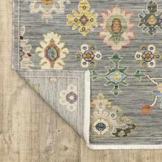 Oriental Weavers Lucca 5507E Grey/Multi Area Rug Backing Image