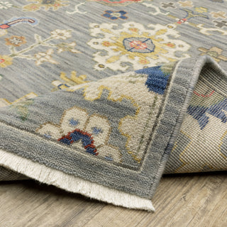 Oriental Weavers Lucca 5507E Grey/Multi Area Rug Backing Image