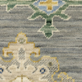 Oriental Weavers Lucca 5507E Grey/Multi Area Rug Close-up Image