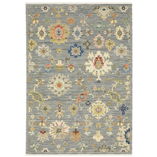 Oriental Weavers Lucca 5507E Grey/Multi Area Rug Main Image