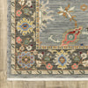Oriental Weavers Lucca 846D1 Blue/Multi Area Rug Corner Image