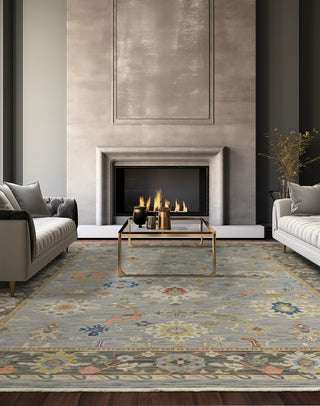 Oriental Weavers Lucca 846D1 Blue/Multi Area Rug Lifestyle Image Feature