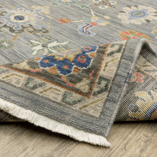 Oriental Weavers Lucca 846D1 Blue/Multi Area Rug Backing Image