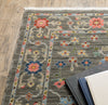 Oriental Weavers Lucca 093K1 Grey/Multi Area Rug Corner Image