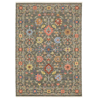 Oriental Weavers Lucca 093K1 Grey/Multi Area Rug Main Image