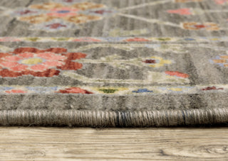 Oriental Weavers Lucca 093K1 Grey/Multi Area Rug Pile Image
