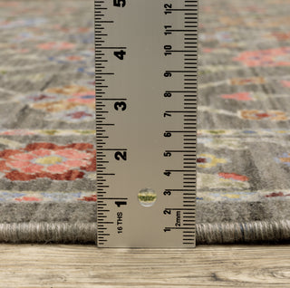 Oriental Weavers Lucca 093K1 Grey/Multi Area Rug Pile Image