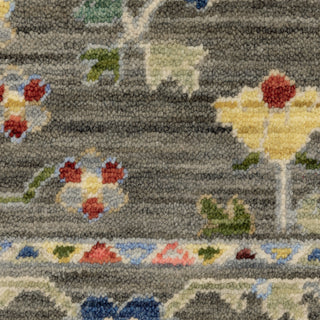 Oriental Weavers Lucca 093K1 Grey/Multi Area Rug Close-up Image