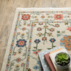 Oriental Weavers Lucca 093W1 Ivory/Multi Area Rug Corner Image