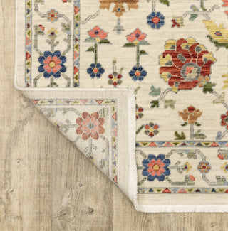 Oriental Weavers Lucca 093W1 Ivory/Multi Area Rug Backing Image