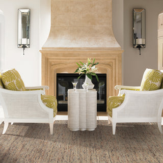 Tommy Bahama Lucent 45907 Taupe Pink Area Rug Lifestyle Image Feature
