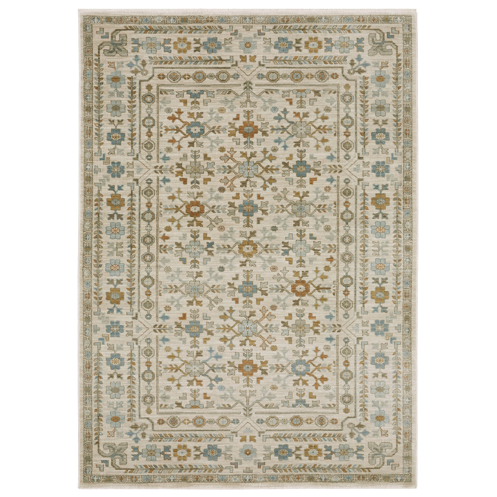 Oriental Weavers Maeve MAE01 Ivory/ Blue Area Rug main image