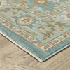 Oriental Weavers Maeve MAE02 Blue/ Rust Area Rug Corner Image