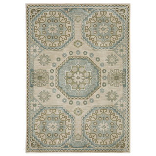 Oriental Weavers Maeve MAE03 Beige/ Blue Area Rug main image