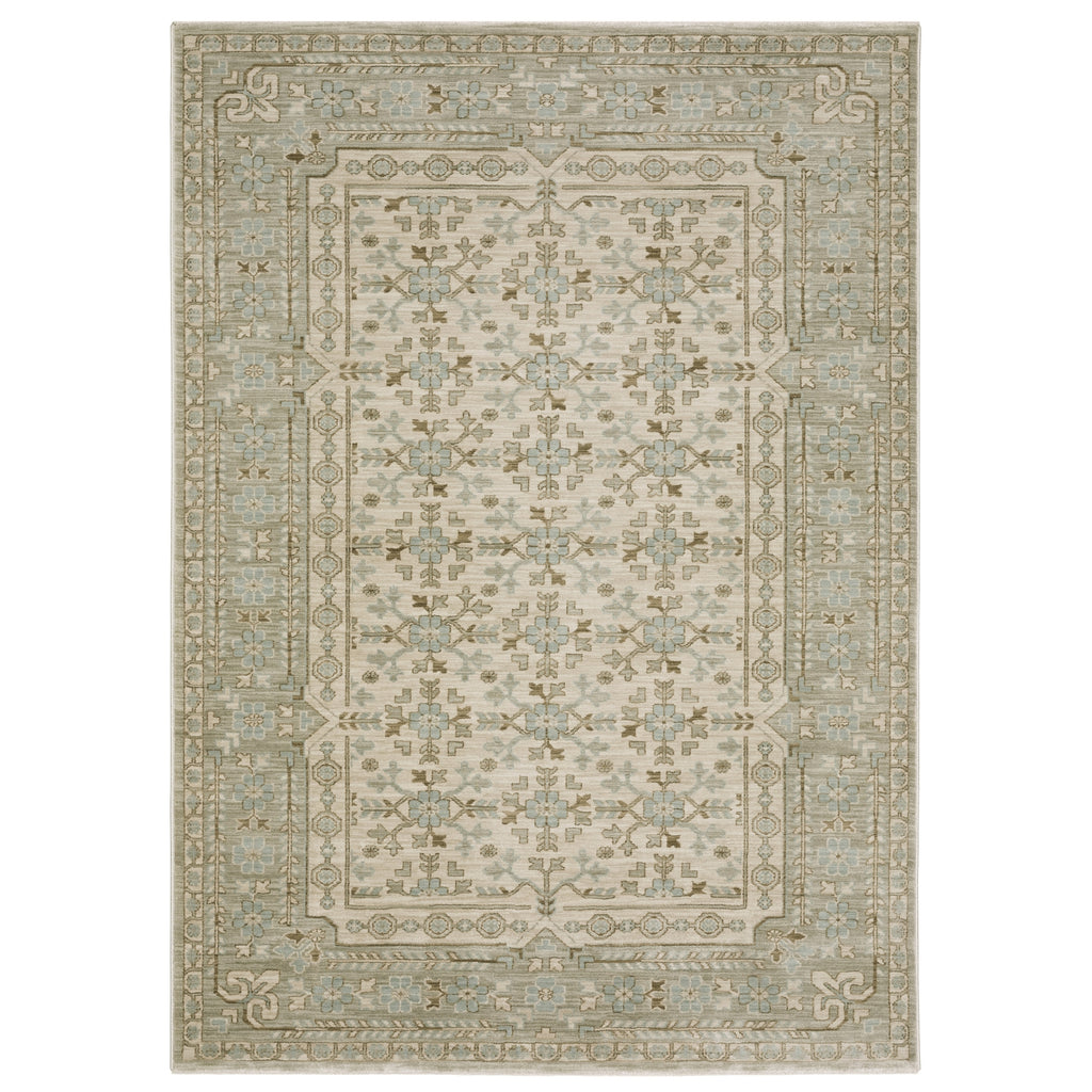 Oriental Weavers Maeve MAE04 Beige/ Blue Area Rug main image