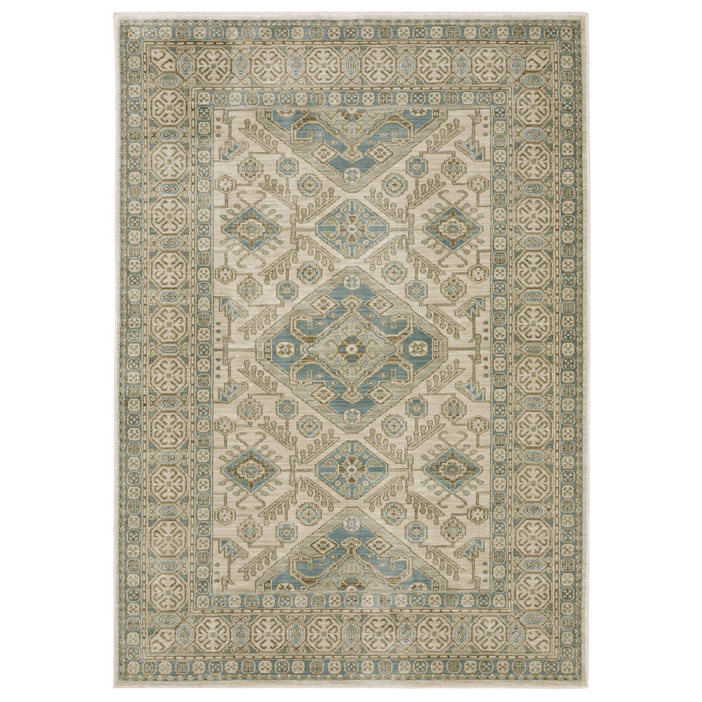 Oriental Weavers Maeve MAE05 Beige/ Blue Area Rug main image