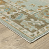 Oriental Weavers Maeve MAE06 Blue/ Rust Area Rug Corner Image