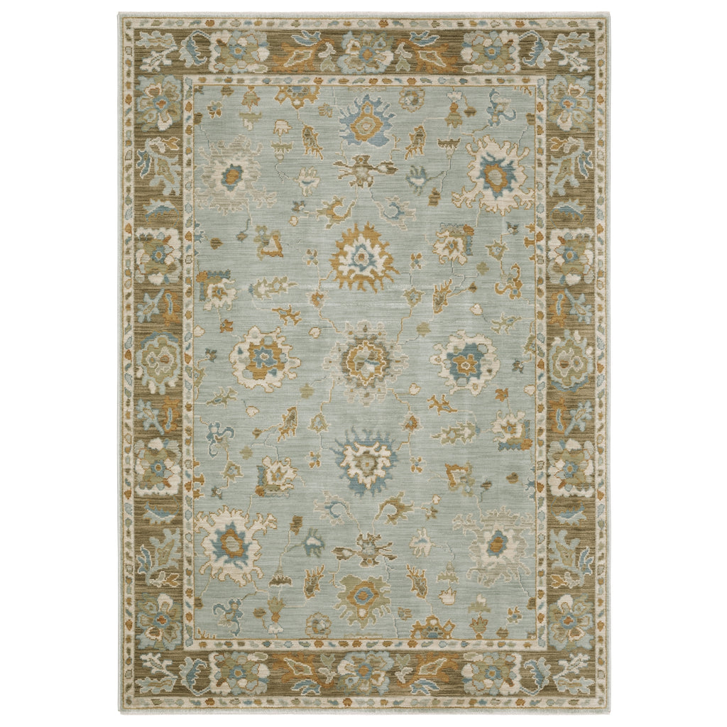 Oriental Weavers Maeve MAE06 Blue/ Rust Area Rug main image